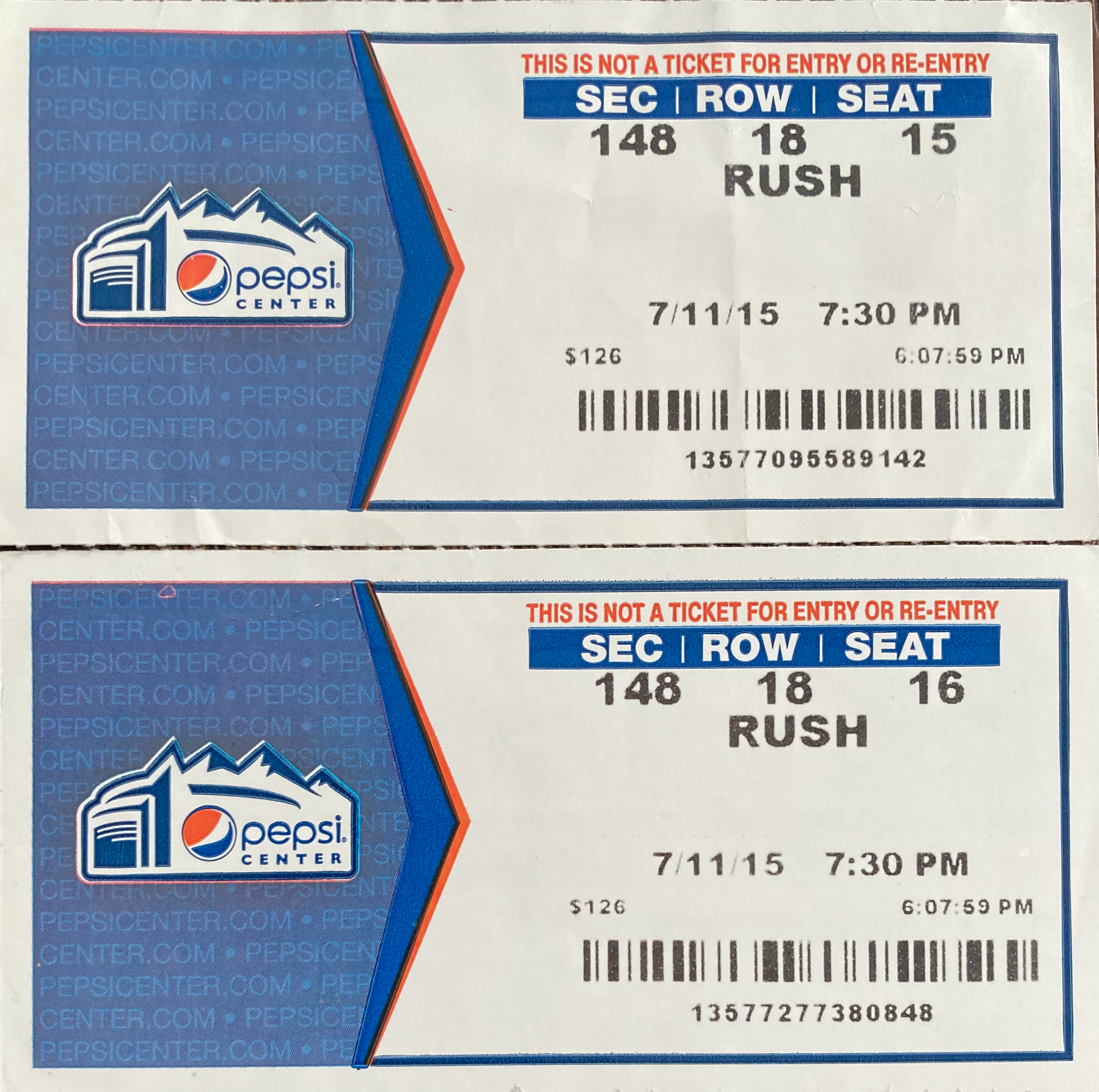 2015-07-11 Rush R40 Denver, CO