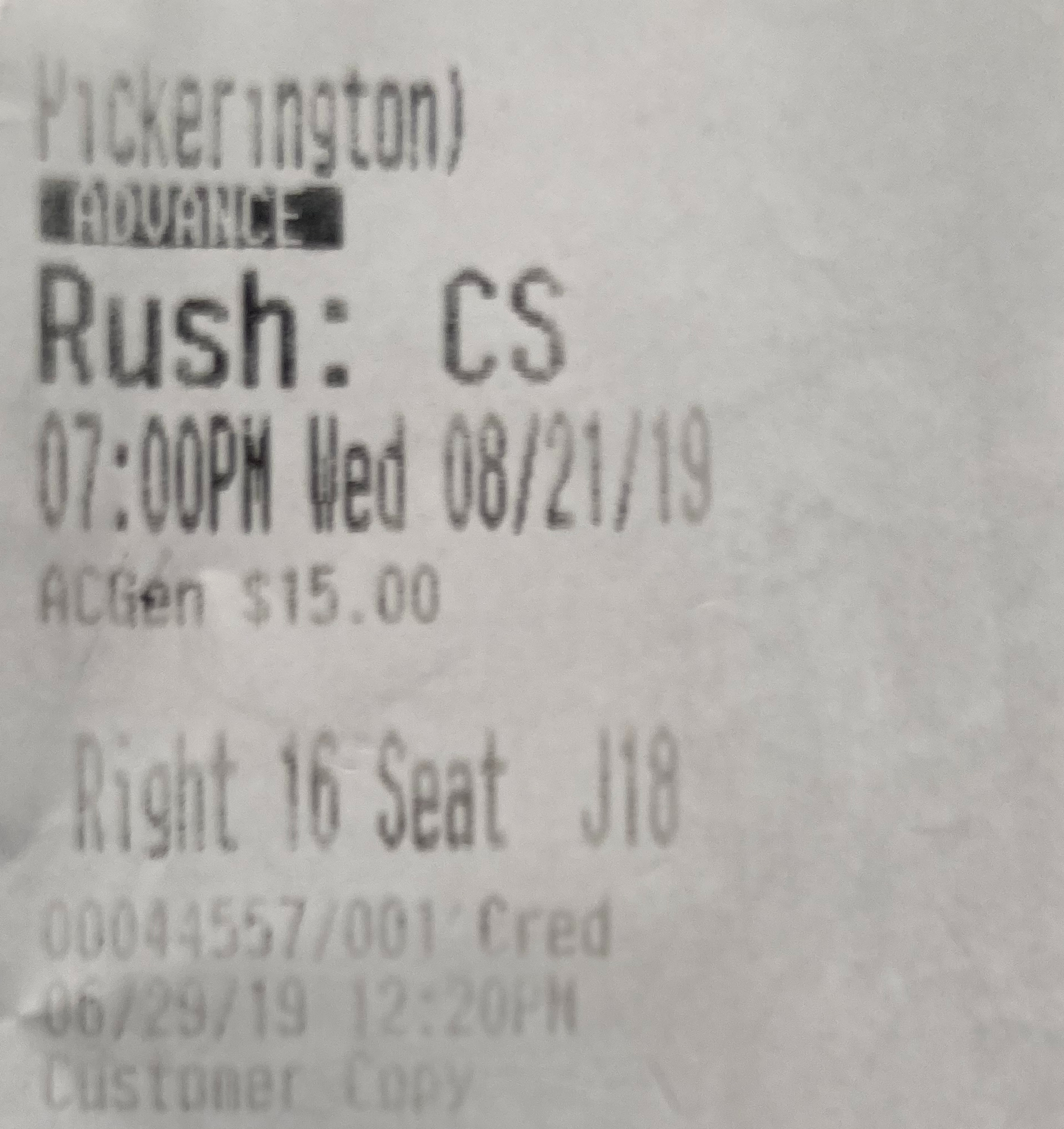2019-08-21 Rush Cinema Strangiato