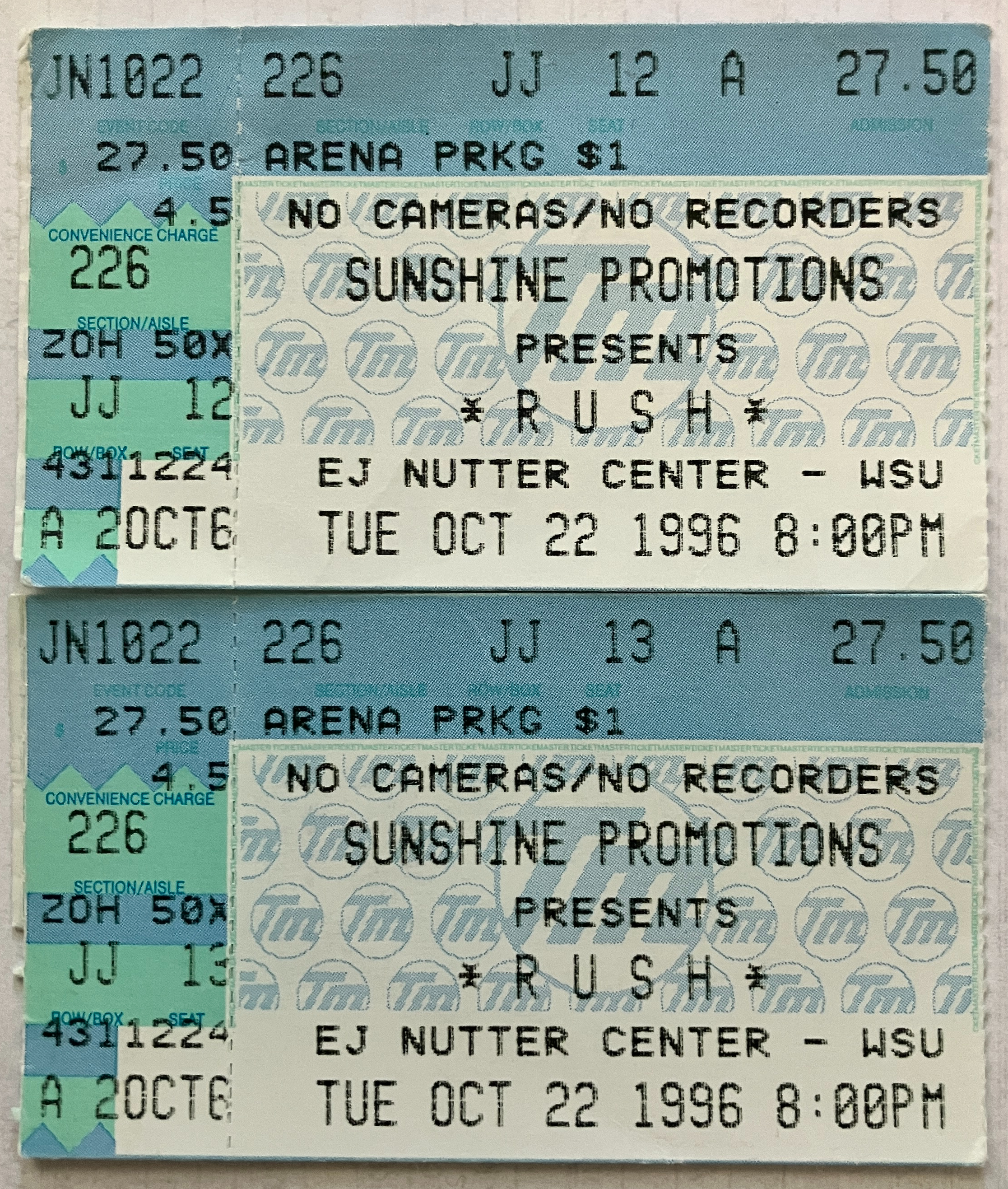 1996-10-22 Rush T4E