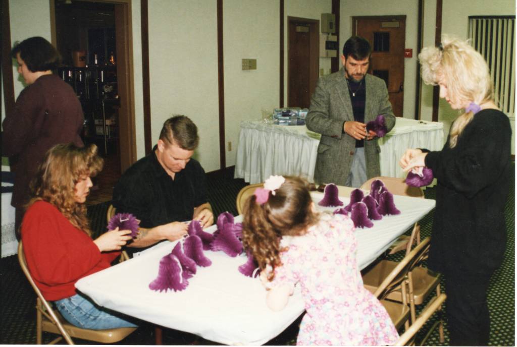 Wedding Reception Prep Tracy Shane Art Toni Jordan