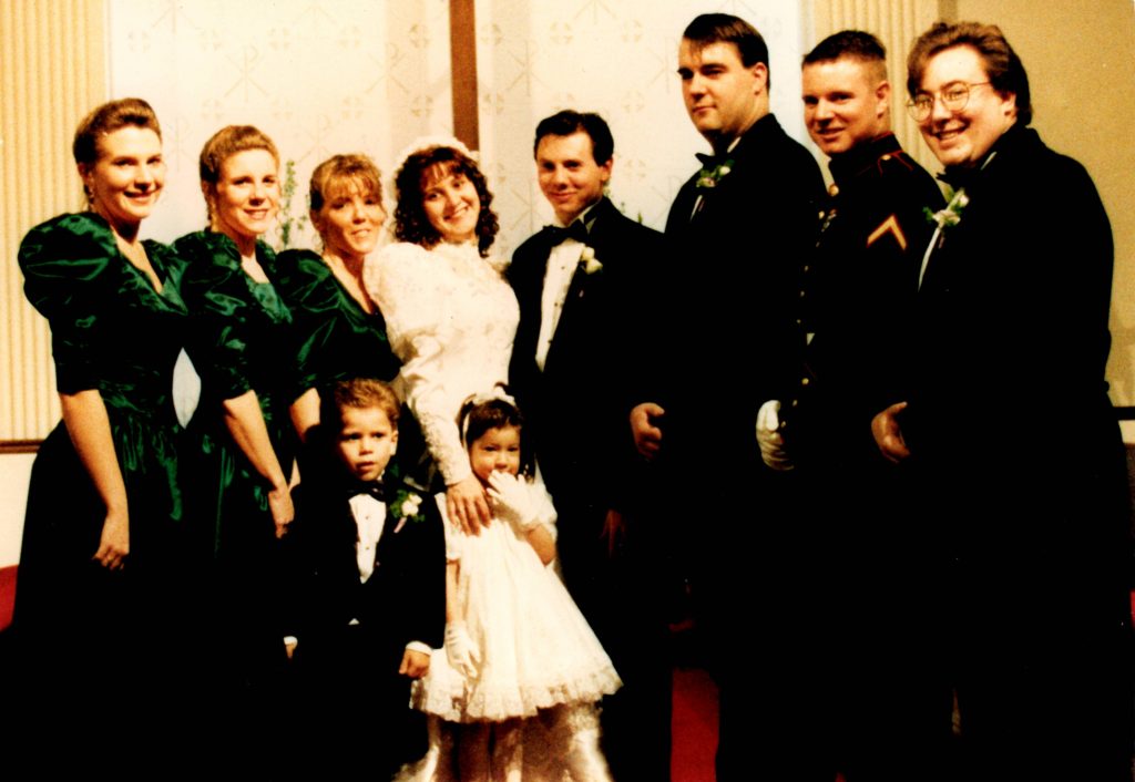 Wedding Day: February 19th, 1994 Dina Lori Tracy Chantz Shannon Jordan Larry Aaron Shane Tom